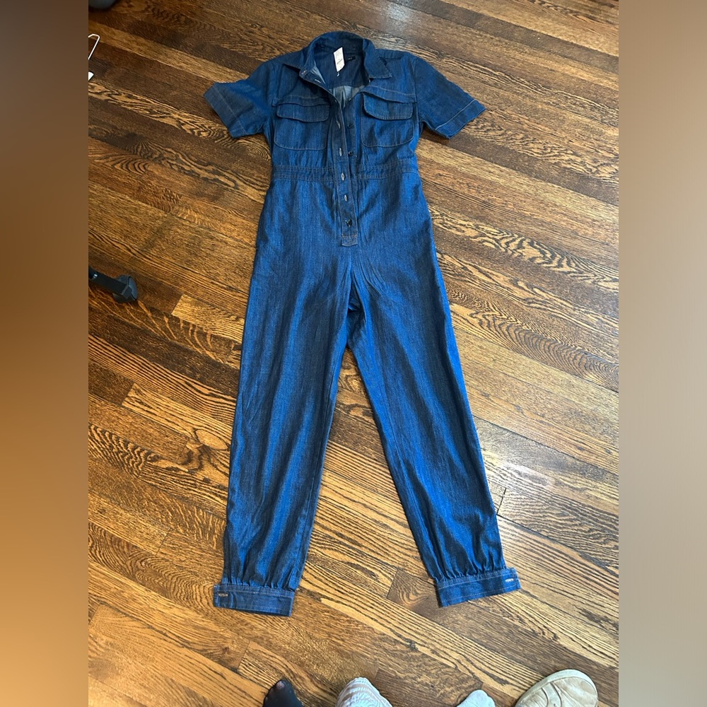 Jean jumpsuit size xs bananna republic